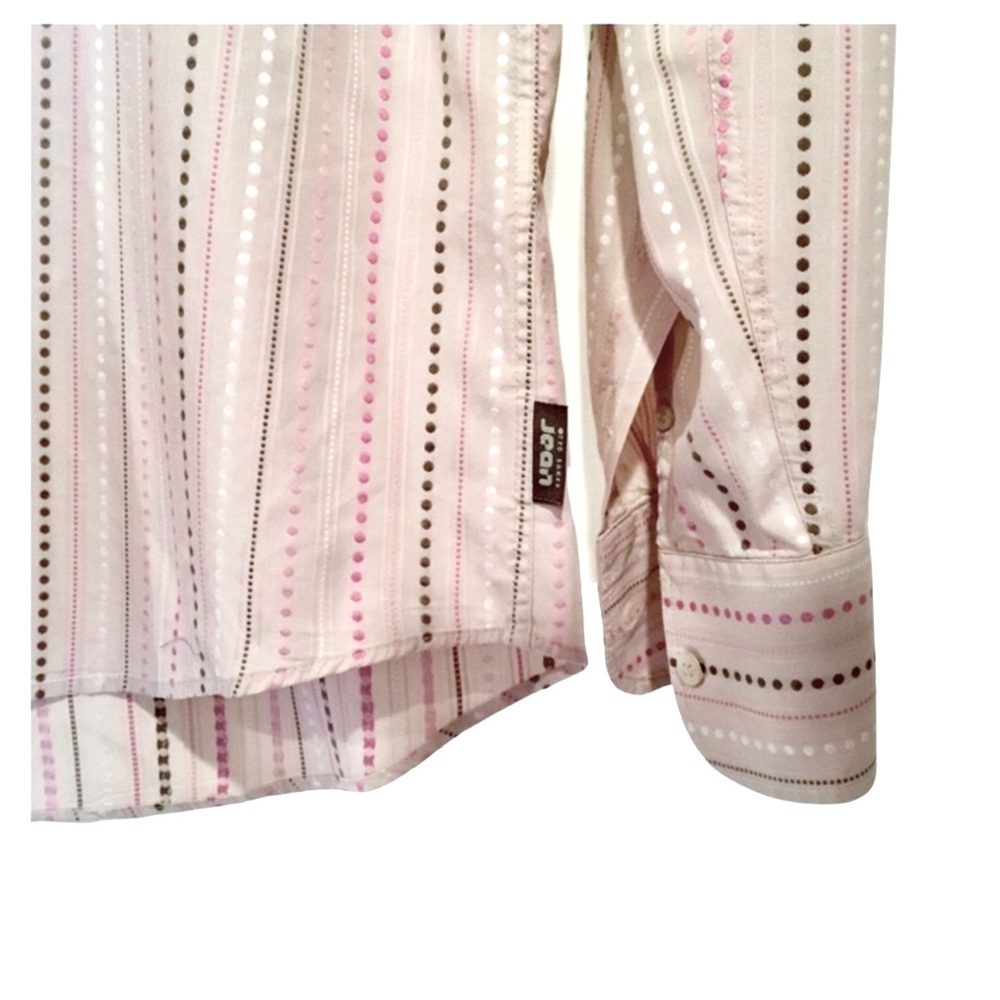 Ted Baker Jean Long Sleeve Polka Dot Shirt - Picture 6 of 9